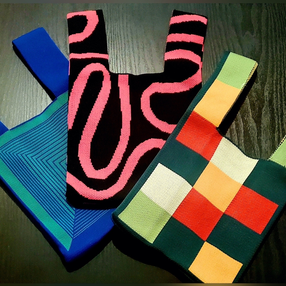 Mini Knit Totes